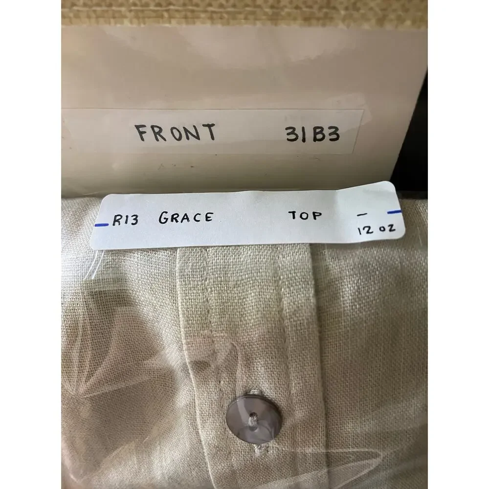 Grace Elements 100% Linen Tunic Top Size XXL